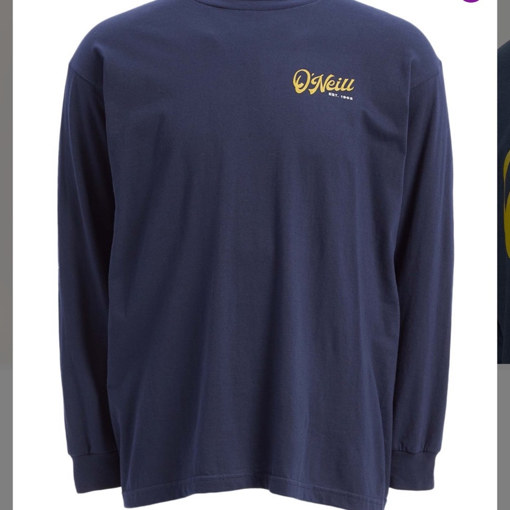 O’Neill Navy blue long sleeve graphic t-shirt/tee. Size Medium. NWT - Picture 5 of 7